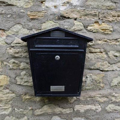 Mailbox. Photo credit © L Rowe 2016